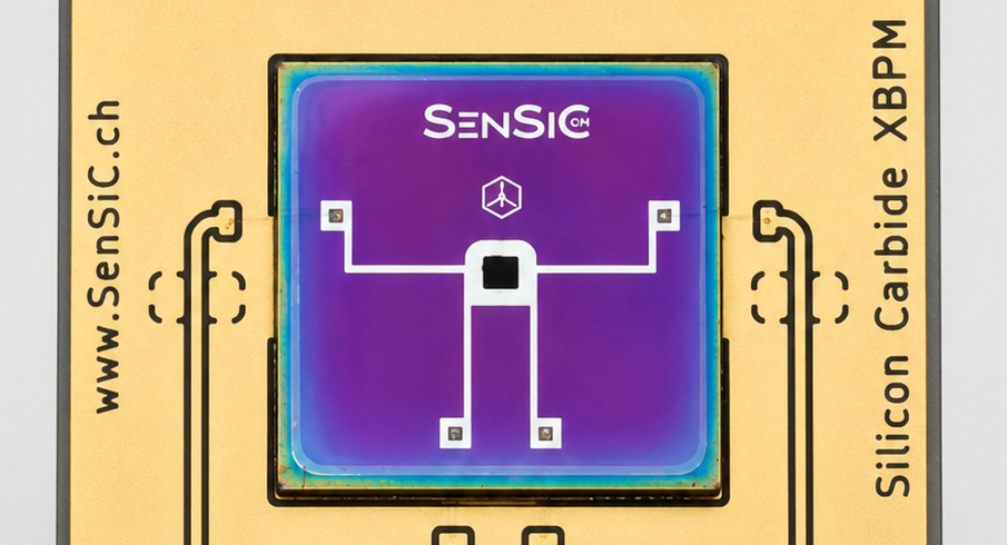 SiC BPM for white beams monitoring